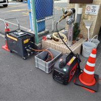 名古屋市内　連結送水管耐圧試験